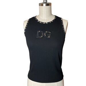 Dolce & Gabbana | Tops | Dolce And Gabbana Rhinestone Tank Top